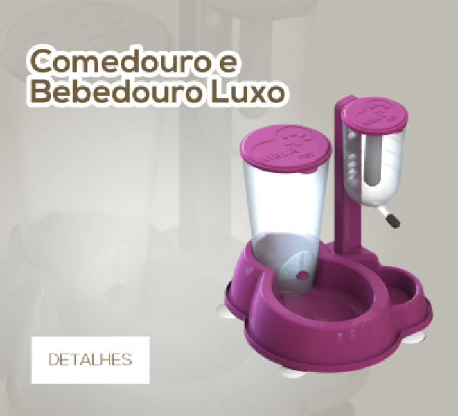 COMEDERO Y BEBEDERO LUJO