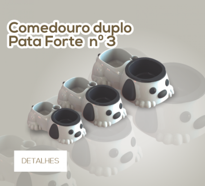 COMEDERO DOBLE PATA FORTE N°3