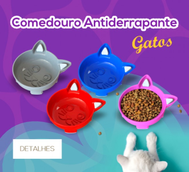 COMEDERO ANTIDESLIZANTE PARA GATOS