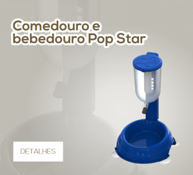 COMEDERO Y BEBEDERO POP STAR